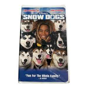 Disney's Snow Dogs VHS Tape Cuba Gooding‎ Jr James Coburn Family Movie